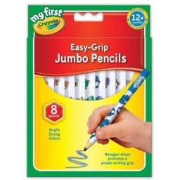 8x Crayola My First Jumbo Decorated Pencils