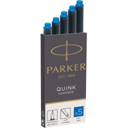 Parker Washable Blue Ink Cartridges