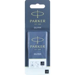 Parker Permanent Black Ink Cartridges