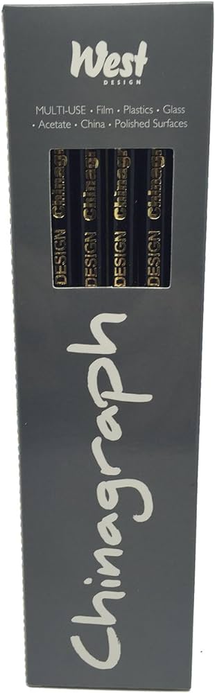 12 Black Chinagraph Pencils 1 12 Black Chinagraph Pencils